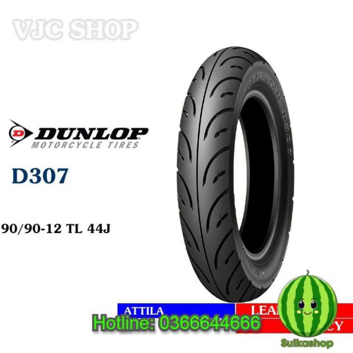 Lốp xe Honda Lead hãng Dunlop cỡ 90/90-12 và 100/90-10