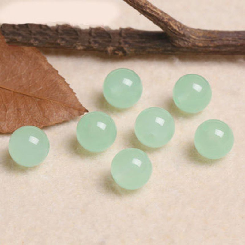 Hạt Đá Thạch Anh Xanh Tự Nhiên 4A Dùng Làm Trang Sức DIY