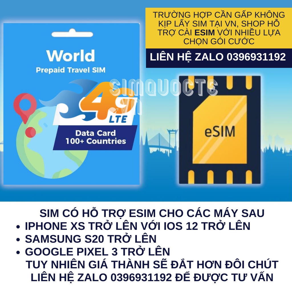 Sim Du Lịch 4G 5G Malaysia Singapore Indonesia JOYTEL Tốc Độ Cao Hỗ trợ Giao Nhanh và Esim