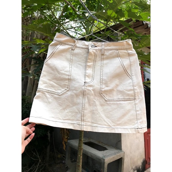 Chân váy jean  Libe