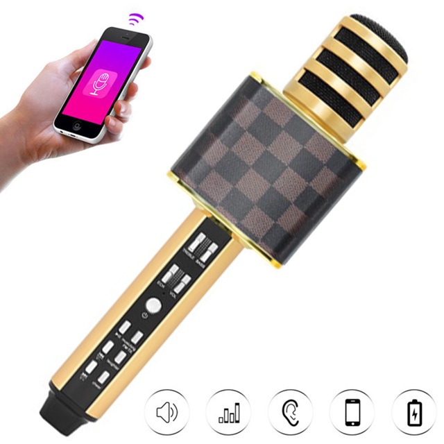 Micro karaoke kèm loa bluetooth SD 18 hát cực hay có clip test