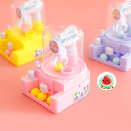 Đồ Chơi Gắp Bóng Mini Rèn Sức Sáng Tạo Cho Bé - Máy Gắp Bóng Mini Tặng Kèm Sticker Duashop