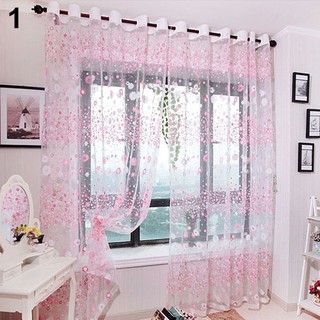 Rèm cửa hoa mỏng