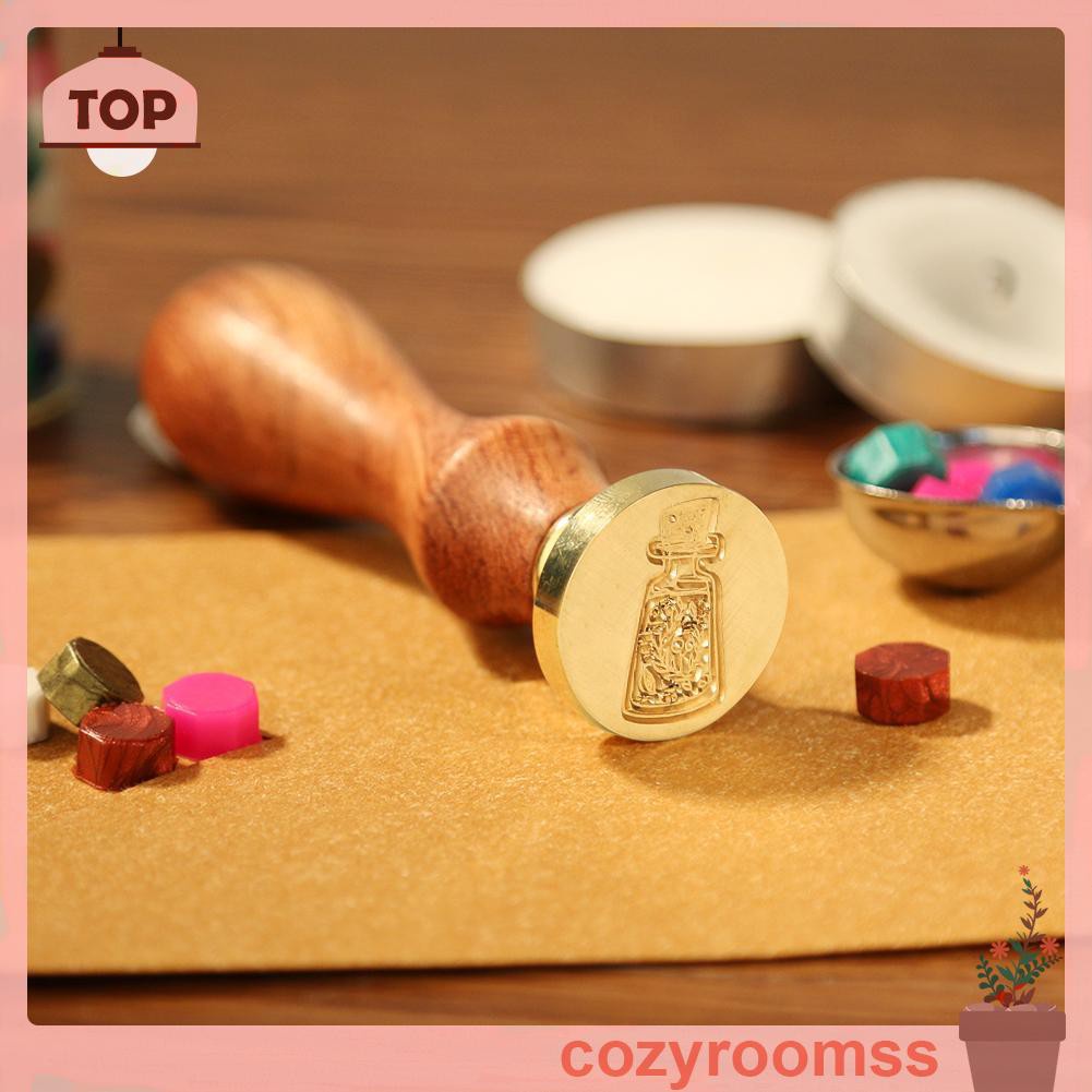 Con Dấu Sáp Niêm Phong Bì Thư Bằng Đồng Diy