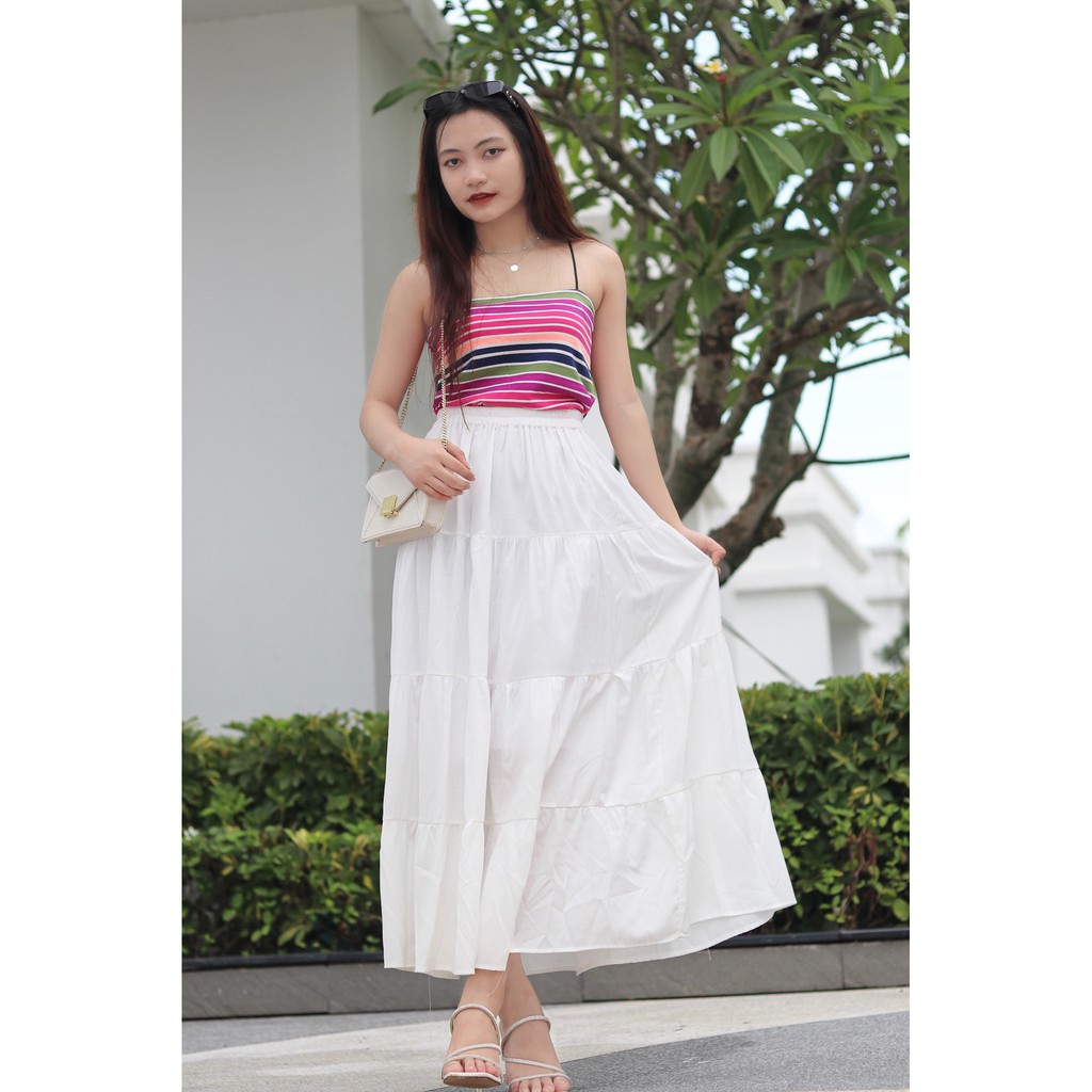 Áo thun hai dây cầu vồng