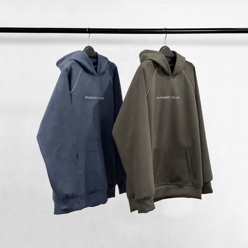 Áo hoodie phản quang Fuonero ss2 (da lộn ) | WebRaoVat - webraovat.net.vn