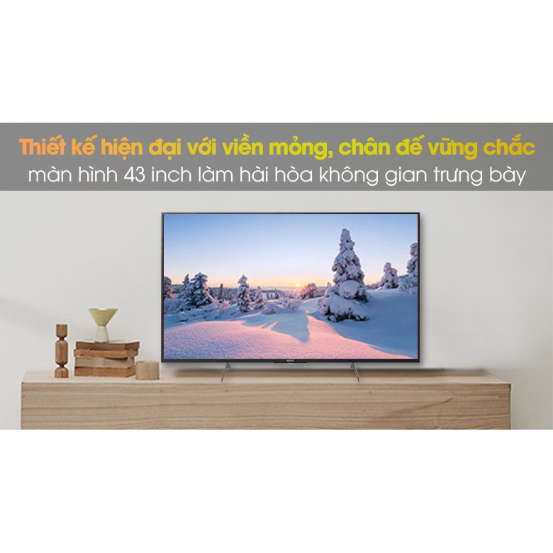 Android Tivi Sony 4K 43 inch KD-43X8500H (Miễn phí giao tại HCM-ngoài tỉnh liên hệ shop)