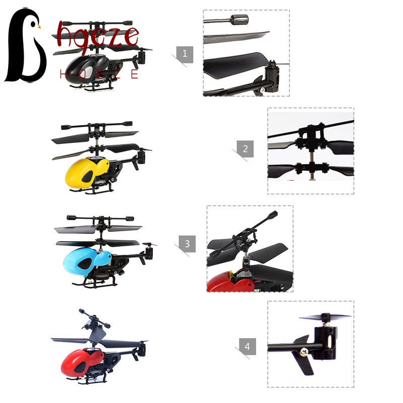 Máy Bay Trực Thăng Điều Khiển RC Mini Hồng Ngoại IR 2Ch