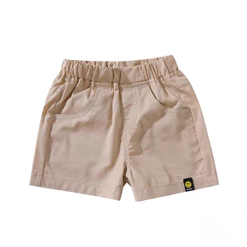 QUẦN ĐÙI KAKI MẶT CƯỜI CHO BÉ TRAI TỪ 6-28KG, QUẦN SHORT THÔ CHO BÉ TRAI