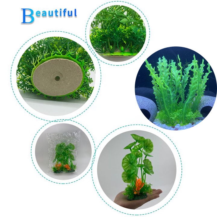Cây Nhựa Thủy Sinh Cỡ Lớn Trang Trí Bể Cá - Hồ Cá Cảnh - Cây Cảnh Thủy Sinh Giả Tiểu Cảnh Trang Trí Bể Cá Sống Động