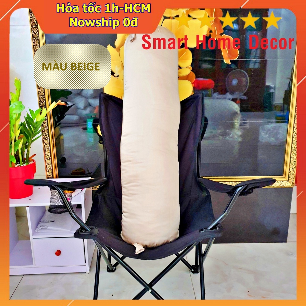 Vỏ gối ôm 100%Tencel cao cấp, Siêu mềm mát mịn, khóa kéo size chuẩn 35x100cm