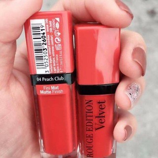 Son Bourjois Rouge Edition Velvet màu 4 Cam Đào