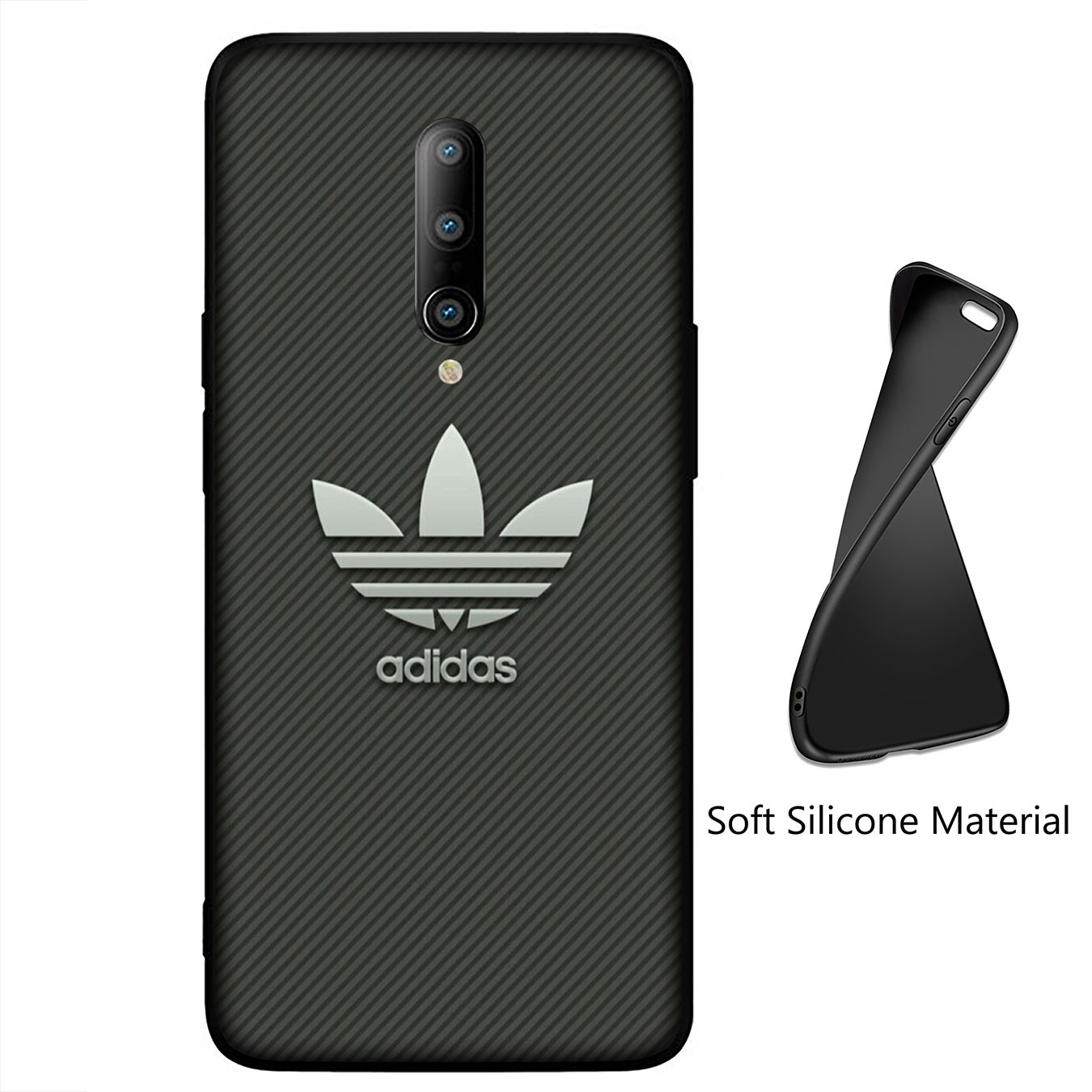 Ốp điện thoại silicone mềm in logo Adidas D9 cho Samsung Galaxy S21 Ultra S8 Plus M31 M51 A11 A31 A51 S21+