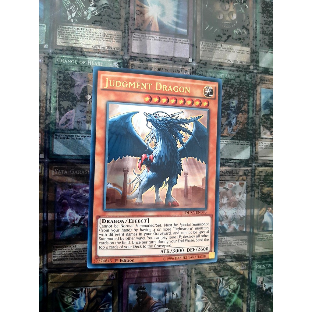 THẺ BÀI YUGIOH MONSTER Judgment Dragon - DUSA-EN070 - Ultra Rare 1st Edition