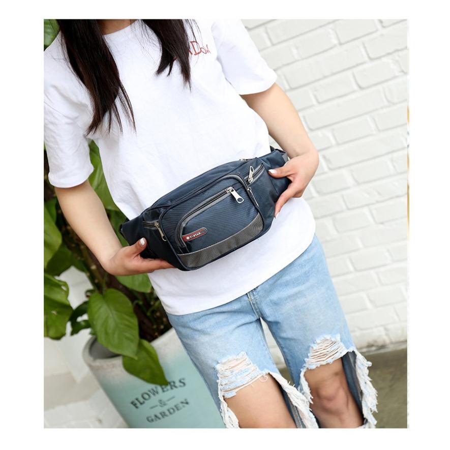 Túi đeo hông , Túi đeo bụng , túi đeo ngang bụng thể thao , túi bao tử chống thấm nước 6 ngăn tiện dụng V-Star | BigBuy360 - bigbuy360.vn