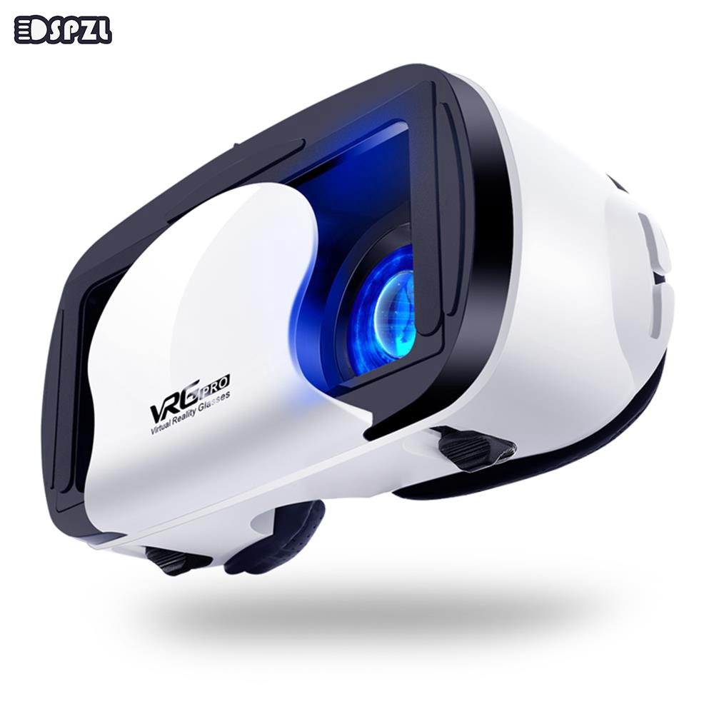 VR Headset Glasses 3D VR Glasses Virtual Reality Glasses Aspheric Lens Head-Mounted Mobile Phone Focus Adjustment