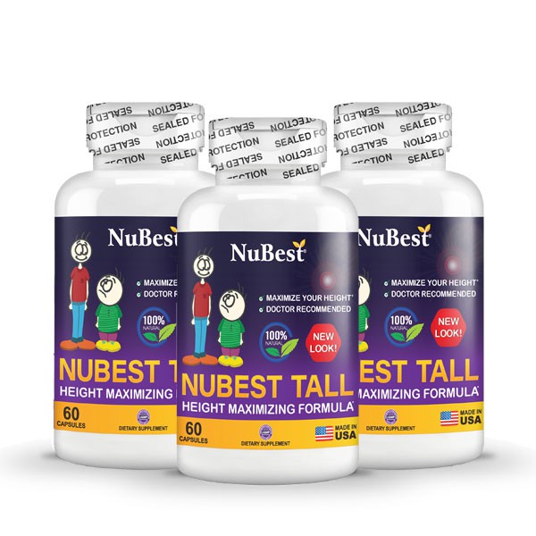 [Combo 3 tặng 1] TPBVSK NuBest Tall New Look Cho Độ Tuổi từ 5 đến 18 - Hỗ Trợ Phát Triển Xương Răng Chắc Khoẻ
