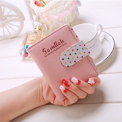 Ví Nữ Mini Đựng Tiền Gấp Gọn Thiết Kế Đẹp Mắt Tiện Dụng ( Mã VGKC )