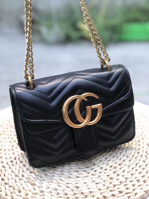 [Mã FAMAYWA2 giảm 10K đơn từ 50K] Túi xách nữ khoá chữ GG thời trang Hàn Quốc đẹp đeo chéo giá rẻ cao cấp | BigBuy360 - bigbuy360.vn