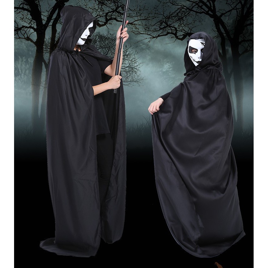 Trang phục hóa trang Thần Chết-BỘ áo xống MA HÓA TRANG HALLOWEEN CAO CẤP DÀNH CHO CẢ NAM VÀ NỮ