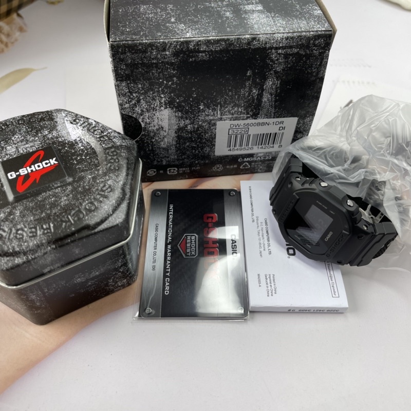 Đồng hồ Casio Gsock Nam Dw-5600bbn-1