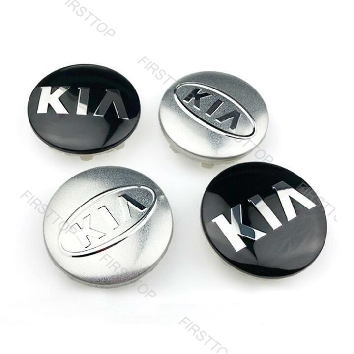 Logo Gắn Vành Bánh Xe Hơi Kia Đường Kính 58mm