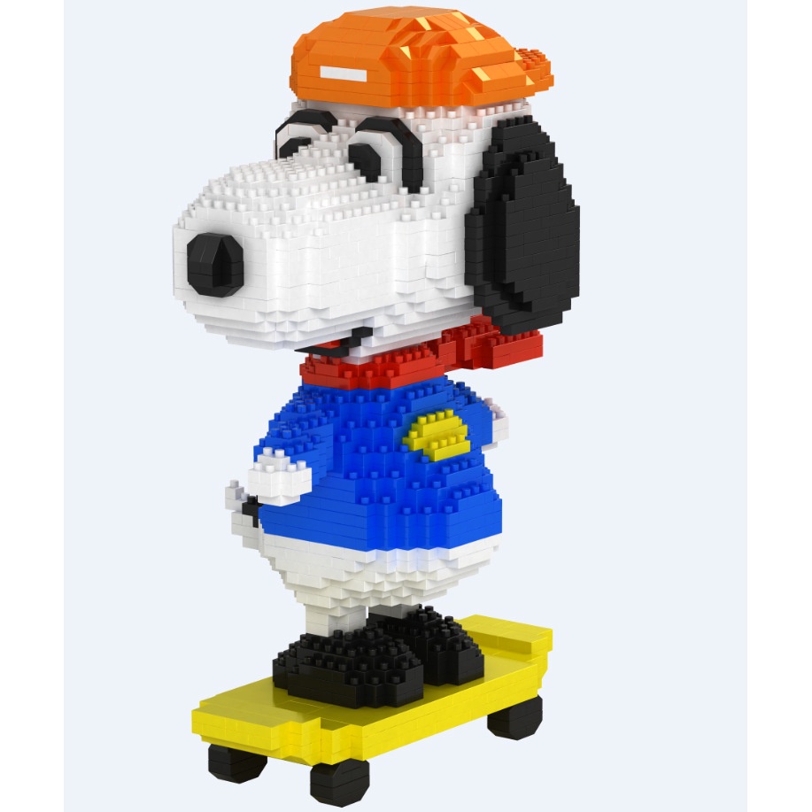 Bộ Đồ Chơi Lắp Ráp Lego Hình Chú Chó Snoopy Cỡ Nhỏ Dễ Thương