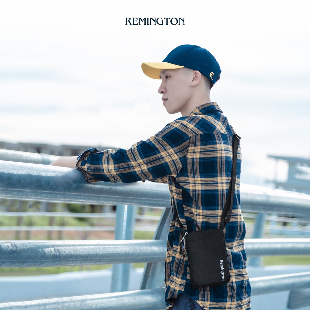 Túi đeo chéo mini nam nữ BRIAN BAG thiết kế nhỏ gọn chất liệu Oxford siêu bền chống nước thương hiệu REMINGTON