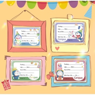 Nhãn Vở Campus NT-D5A-12 Doraemon