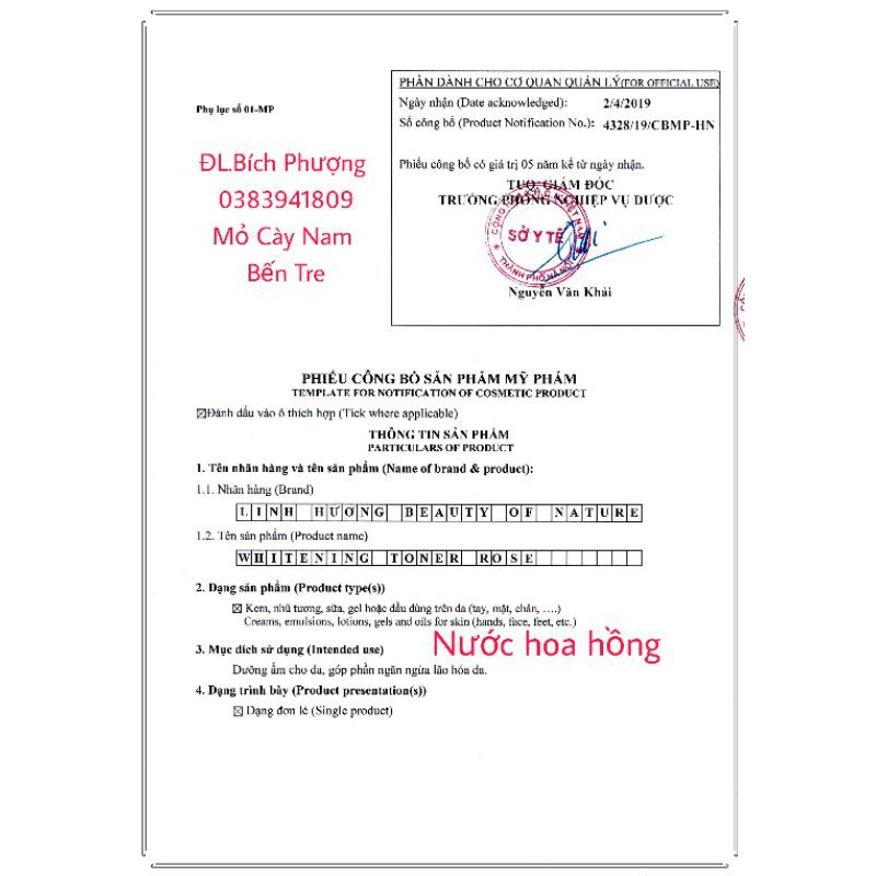 Nước Hoa Hồng LinhHương | BigBuy360 - bigbuy360.vn