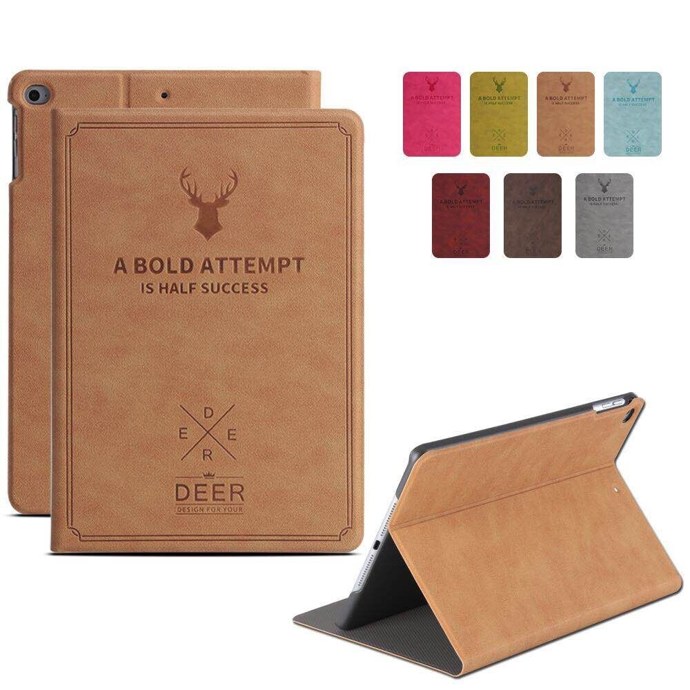 Bao da Ipad 2-3-4 / air 1- 2-3 -4/ Mini 1- 2- 3 - 4 / ipad new 2017-2018 / Air 3 / 10.5/ 10.9  họa tiết Deer - Da lộn