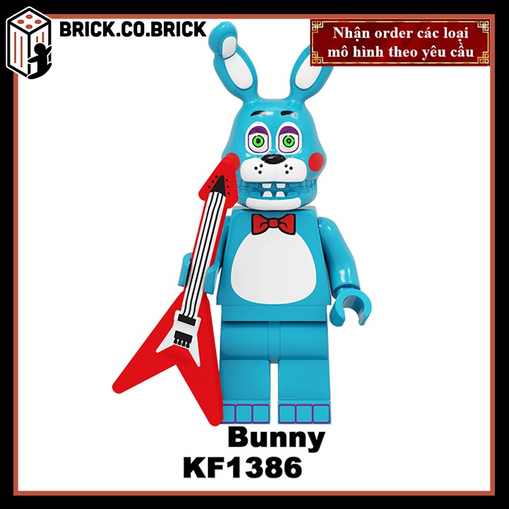 Five Nights At Freddy's Đồ chơi lắp ráp minifigure hoạt hình Bunny Chica Freddy Balloon boy KF6121