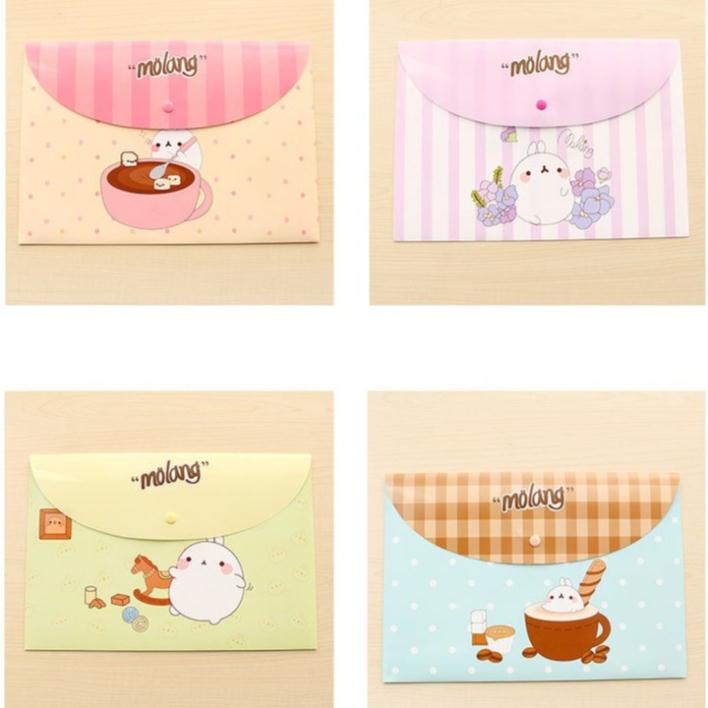 Túi đựng tài liệu size A4 mẫu Molang