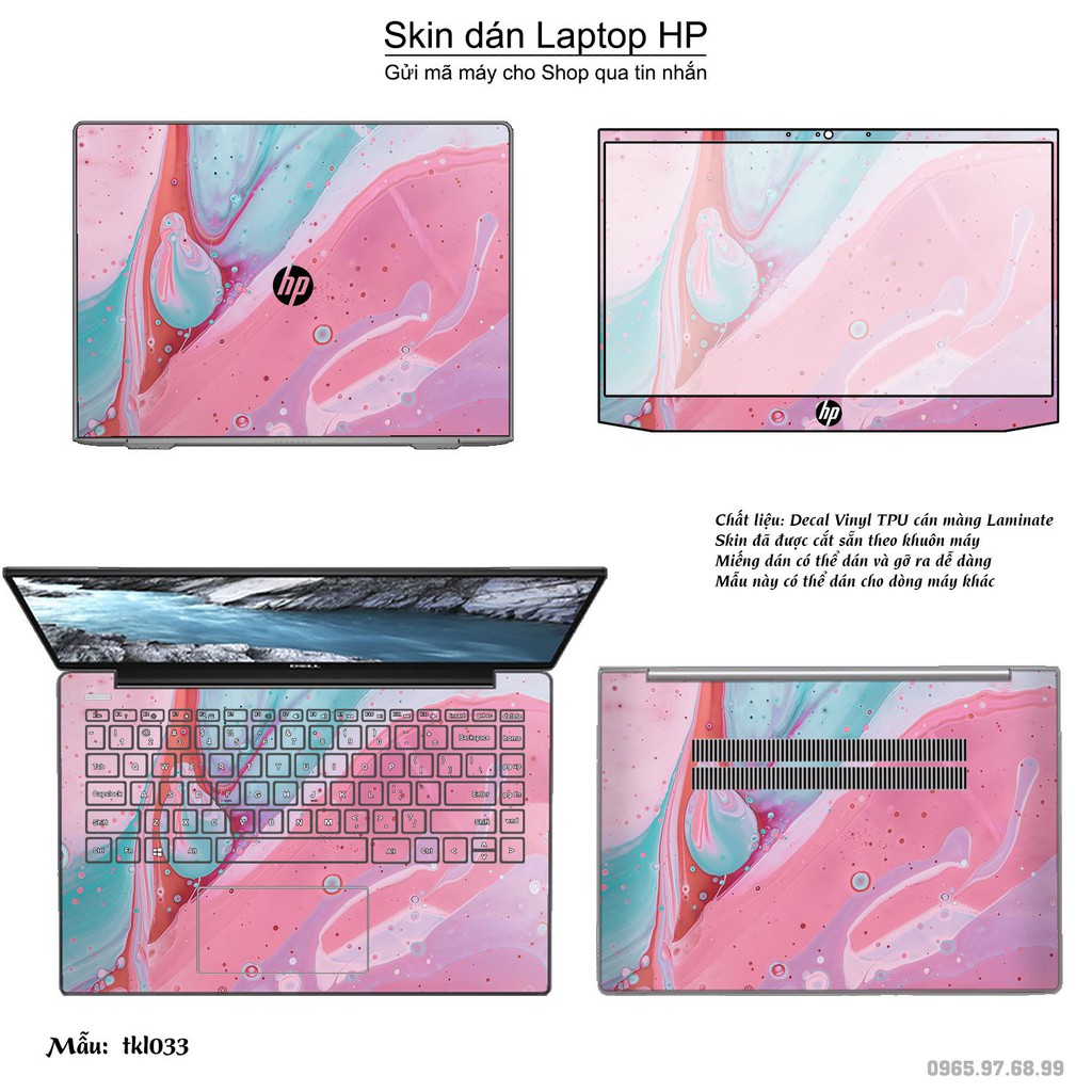 Skin dán Laptop HP in hình thiết kế _nhiều mẫu 6 (inbox mã máy cho Shop)