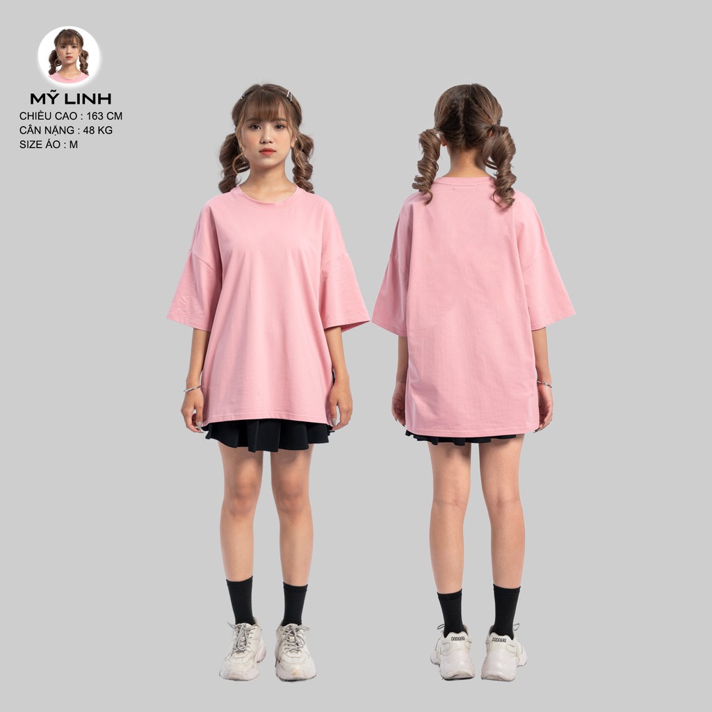Áo Thun Tay Lỡ Nữ Nam Form Rộng [SIGNATURE FULL BOX] Outfitters Trơn ATO01 100 Cotton Local Brand