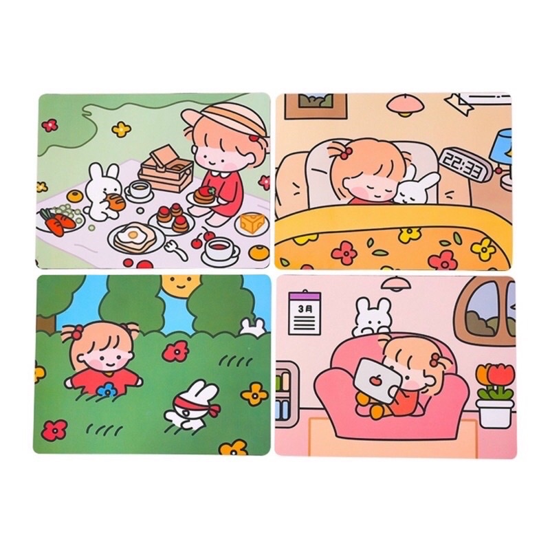 LÓT CHUỘT HOẠT HÌNH DỄ THƯƠNG