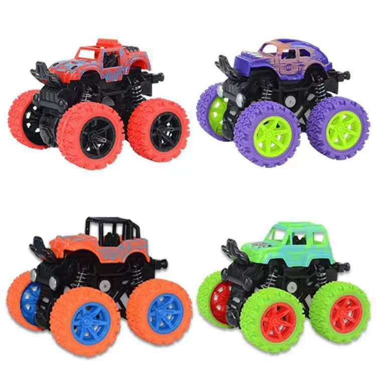 Đồ Chơi Ô Tô Địa Hình Nhào Lộn Xoay 360 Giảm Sóc Chạy Đà Siêu Mạnh Monster Truck