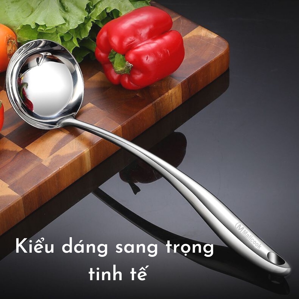 Muôi Canh, Lẩu Inox 304 Cao Cấp Malicook