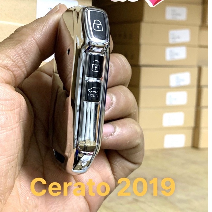 Bao chìa khóa Kia Cerato 2019 chất liệu silicon tráng gương cao cấp