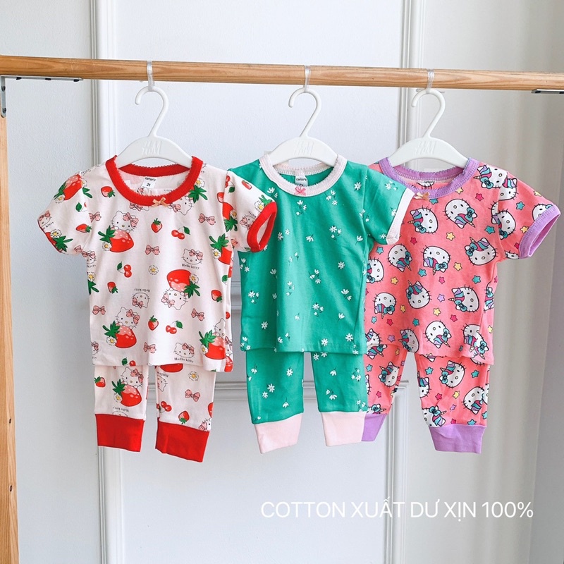 Bộ carter’s tay ngắn quần dài bé gái 13 màu