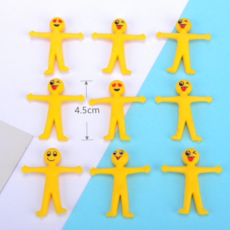 Búp Bê Đồ Chơi Bóp Xả Stress Đàn Hồi Biểu Tượng Cảm Xúc Sáng Tạo