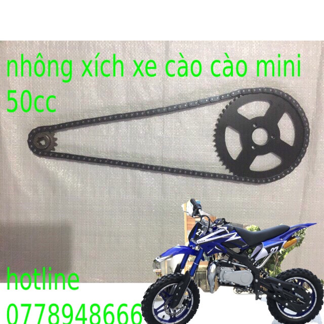 SALE!!! (phuchiu2402) Nhông xích xe cào cào moto mini 50cc - BÁN GÓP TẠI Q7