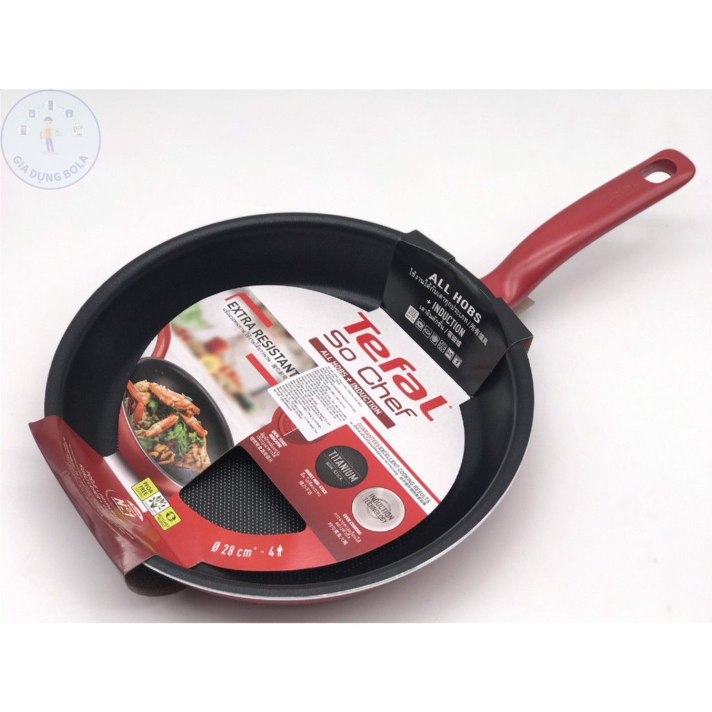 Chảo chiên Chống Dính Đáy Từ Tefal So Chef xuất xứ Pháp - Bảo Hành Chính Hãng 24 tháng