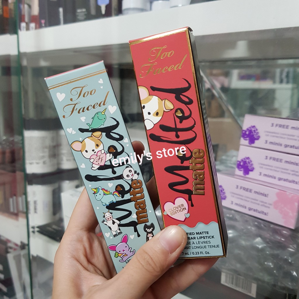 Son kem lì Too Faced Melted Matte các màu