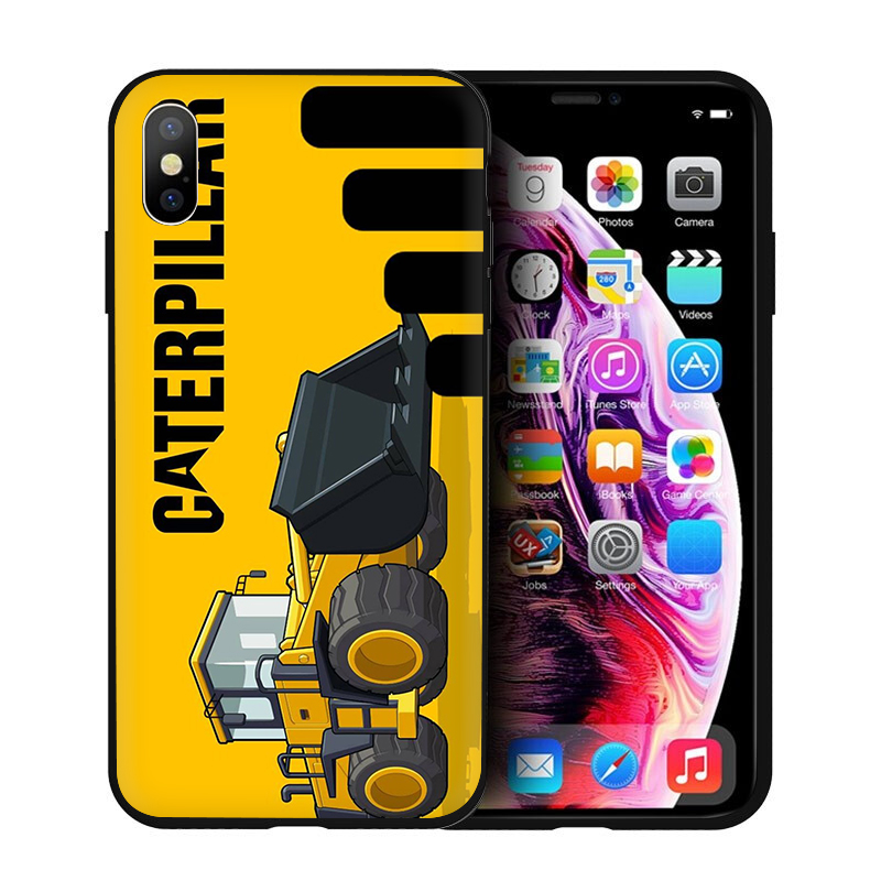 Ốp Lưng Silicon Mềm Hình Logo Caterpillar Cho Iphone 6 6s 7 8 Plus