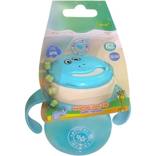 Bình tập uống ống hút  Ami AM55411 - 250ml