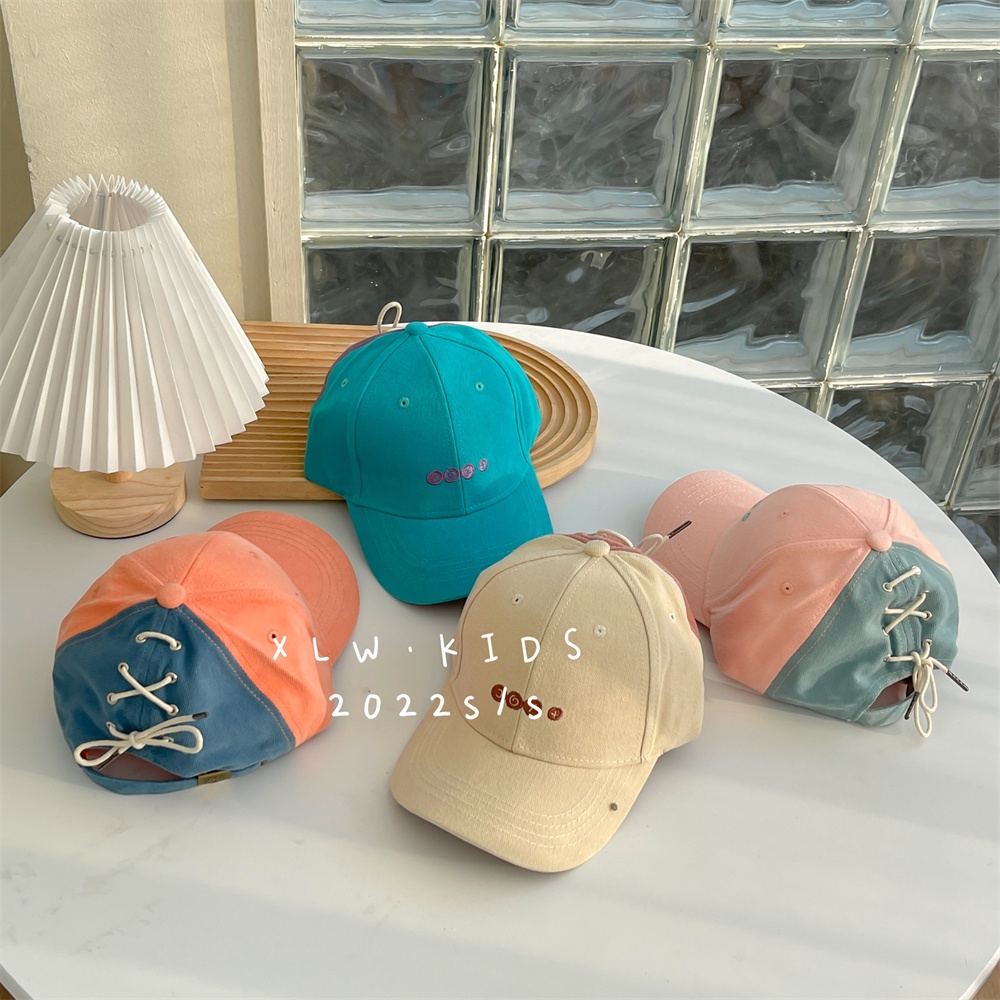 Mũ Lưỡi Trai Phối Màu Thời Trang Hàn Quốc Cho Bé