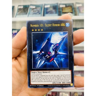 Thẻ Bài Lẻ YugiOh! Mã MAGO-EN060 - Number 101: Silent Honor ARK - Gold-Letter Rare - 1st Edition