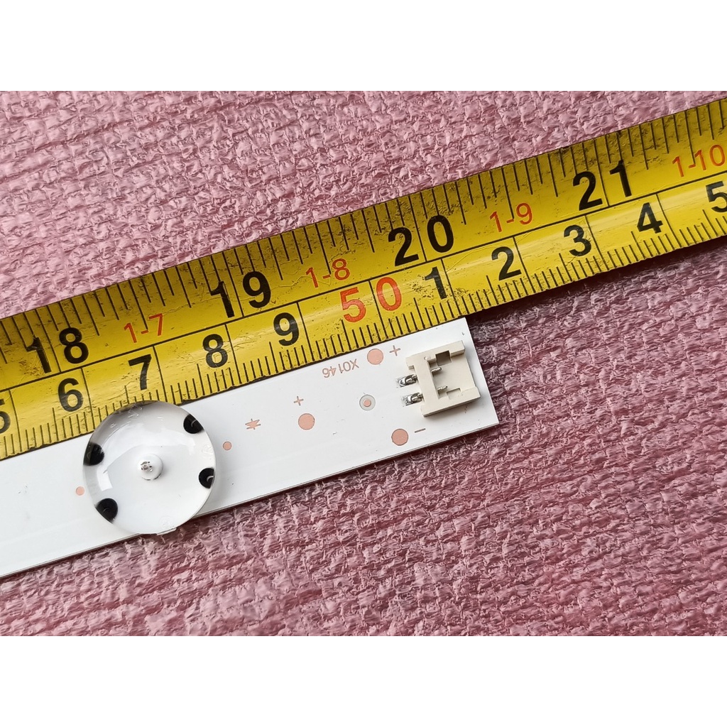 THANH ĐÈN LED TIVI PANASONIC 49DS630 49DS500 49ES500 49EXW504 49ESW404 HÀNG MỚI 100%, BỘ 8 THANH, MỖI THANH 5 BÓNG 3V