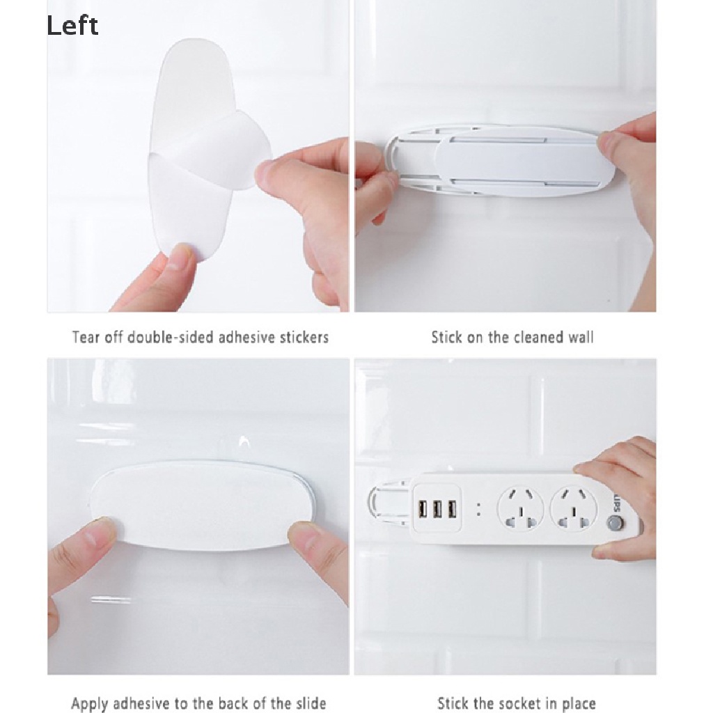 1 Giá Đỡ Cố Định Ổ Cắm Điện Gắn Tường Tiện Dụng